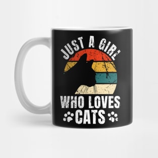 Just a Girl who loves Cats Mug